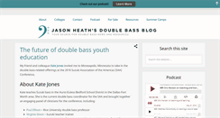 Desktop Screenshot of doublebassblog.org